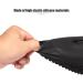 CHUHUAYUAN Waterproof Silicone Shoe Covers | Reusable Foldable Non-Slip Rain Protectors - Black (Large) | 1 Pair for Kids, Men, Women - Buy Online on GoSupps.com