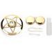 Pentagram Lens Box & Case - Gold Contact Lens Container for Girls | Stylish & Gift-Ready - Buy Online on GoSupps.com