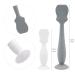 Baby Butt Paste Spatula Duo: Soft Silicone Applicator Set - Newborn Diaper Cream Brush with Suction Base (2 Pack, Large & Small) - B Style - Buy Online on GoSupps.com