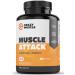Crazy Muscle Powerful Keto Friendly DHEA Supplement: Muscle Attack is a Booster for Men and Women to Increase & Maintain Test Levels and Prevents Side Effects - Bodybuilding Supplements - 90 Tablets