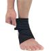Ankle Support Brace Adjustable Ankle Support Wrap for Sports Protection Elastic Ankle Brace Fits Most People Breathable Ankle Brace for Men and Women (Black)