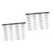 Didiseaon 4 Sheets Pairs Hair- Like Authentic Eyebrows Eyebrow Makeup Tools Eyebrow Stickers Disposable 6d