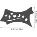Eyeliners Stencils Wing Tips | Soft Precision Eyeliners Stencils Beveled Design Contour Guide for Makeup Beginners & Beauty Lovers Black - Buy Online on GoSupps.com