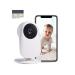 Nooie baby monitor camera baby monitor with camera and SD card WLAN camera indoor with app and 1080p HD night vision function compatible with Alexa and 2.4GHz WiFi movement noise recognition