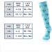 ZLYJ Compression Socks for Men & Women | Colorful Knee Support for Running Yoga & Fitness - XL A - Buy Online on GoSupps.com