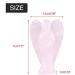 Guardian Angel Figurine - Mini Rose Quartz Healing Crystal Carved Angel - Perfect Home Decoration | International Shipping - Buy Online on GoSupps.com