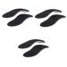 3 Pairs Shoe Pads for High Heels Foot Orthotics for Running Athletic Shoe Insoles Plantar Inserts Shoe Inserts Adhesive Arch Pad Women's Arch of Foot Arch Support As Shownx3pcs Size 1x3pcs
