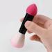 FOMIYES 2 in 1 Makeup Brush Dual-Ended Cosmetic Brush with Sponge Puff and Loose Powder Brush for Foundation Concealer Eyeshadow Blush - Buy Online on GoSupps.com
