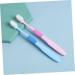 Minkissy 2 Pack Portable Toothbrush for Kids & Adults - Pink & Blue - Safe & Convenient Oral Care - Buy Online on GoSupps.com