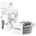 Bellody original hair tie - stylish braided hair tie with strong hold (4er set - Urban Gray) - Women's hair accessories in light gray