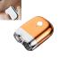 Mini Magnetic Automatic Electric Shaver Portable Waterproof Mini Cordless Men S Electric Shaver Usb Rechargeable Waterproof Shaver Electric Beard Trimmer (Orange)