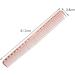 kuou Professional Aluminum Metal Salon Comb Heat-resistant Anti-static Hair Comb for Hair Cutting Styling & Grooming Rose gold - Buy Online on GoSupps.com