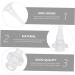 Healvian 50 Pcs Ear Washer Nozzle Cleaning Tool Set - Ear Wax Removal System Replacement Tips - PP White - 2.8x1.1x1.1cm - Buy Online on GoSupps.com