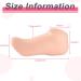 SATINIOR Silicone Gel Heel Moisturizing Socks 3 Pairs | Anti-Slip Aloe Infused Skin Repair Socks for Men and Women | X-Large, Pink, Beige, White - Buy Online on GoSupps.com