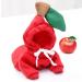 XIAOYU Dog Hoodies - Warm Sweatshirt Coat for Puppies | Autumn Winter Pet Clothing with Fruit Hood - Apple MM Red - Buy Online on GoSupps.com