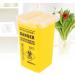 EXCEART Small Flip Top Sharps Disposal Container for Diabetic Needles - Yellow - Buy Online on GoSupps.com