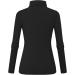 Herou Women's Long Sleeve Turtleneck Slim Fit Casual Active Top - Black, Medium - Buy Online on GoSupps.com