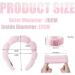 Skin Care Headband and Wristbands Puffy Makeup Headband Spa Headbands for Women Sponge & Terry Towel Cloth Fabric Cute Skincare Headband for Washing Face Makeup Removal Shower Facial Mask (Pink) - Buy Online on GoSupps.com