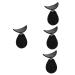 TOVINANNA 4pcs Eye Shadow Stamp Applying Eye Shadow Tool Eyeshadow Stamp Fake Braid Miss Letter mediumx4pcs Blackx4pcs