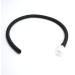 20-Inch Silicone Nozzle Enema Attachment - Reusable Douche - Black Hose Nozzle | International Shipping Available - Buy Online on GoSupps.com