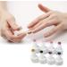 SYF-UN 240 Pcs Clear Round False Nail Display Tips Transparent Swatch Sticks with Adhesive Sticker for Nail Polish Color Display - Buy Online on GoSupps.com