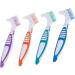 10 Pack Double-Sided Denture Cleaning Brushes - Multilayer False Teeth Brush Set (Multi-Colored) | International Shipping Available - Buy Online on GoSupps.com