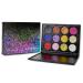 12 Colors Glitter Powder Makeup Palette - Professional Long Lasting Shimmer Eyeshadow | Mineral Pressed Glitter for All Skin Types - Buy Online on GoSupps.com