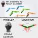 Accrol 5-Pack Fog-Free Mask Accessories | Silicone Anti-Fog Nose Bridge Pads for Glasses | Prevents Fogging | Gray - Buy Online on GoSupps.com