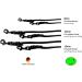 Adjustable Dog Liner for Small & Large Dogs - 2.80m x 12mm Black | Durable & Versatile Leash with Double Linen Hooks - Buy Online on GoSupps.com