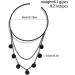 Buy Black Disc Layered Tassels Open Cuff Bangle for Women & Girls - Perfect Halloween Costume Jewelry - Buy Online on GoSupps.com