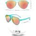 Polarized Aviator Sunglasses for Women Men - UV400 Protection Green Frame / Pink Revo Lens - Buy Online on GoSupps.com