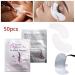 Eye Gel Pads - 50 Pairs of Eyelash Lash Extension Under Eye Gel Pads Lint Eye Patches with Smooth Front Side and Collagen Back Side - Buy Online on GoSupps.com