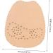 FOMIYES High Heel Insoles - Forefoot Half Size Pads & Cushions | Comfort Ball of Foot Pads for Women | Honeycomb Design for Optimal Relief - Buy Online on GoSupps.com