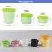 empty jars with lids cosmetic jar B0CKBRDC1B12 PC Empty 50ml Pink Facial Mask Wide Mouth Plastic Jars 50g Leakproof Cosmetic Pot Container with Lids with 6 PC Spatula (Color : Roze Size : 100ml) (C - Buy Online on GoSupps.com