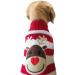 NACOCO Dog Reindeer Sweaters Dog Sweaters New Year Christmas Pet Clothes for Small Dog and Cat X-Large (Pack of 1) Red