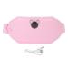 Menstruation heating pillows portable electrical heating belt waist massage belts to relieve abdominal pain 6 heat levels and 6 vibration massage modes (pink)