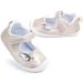 LACOFIA Baby Girls Mary Jane Flats - Infant Anti-Slip First Walking Shoes | Size 5.5 UK Child B Gold - Buy Online on GoSupps.com