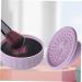 Housoutil Makeup Brush Cleaning Box Makeup Brush Cleaner Silicone Makeup Tool Cleaner Brush Cleaners Brush Cleaning Mat Cleansing Brush Makeup Cleaner for Foldable Dryer Silica Gel 7.9X5.25X4.9CM Violet - Buy Online on GoSupps.com