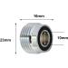 Heyous 2pcs Scuba Diving Tank Valve Adapter York Insert Regulator - Compatible with Any DIN Tank Valve - Buy Online on GoSupps.com