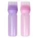Aruicheng 2 pieces root ridge Applicator bottle hair oil applicator bottle 160ml hair colored bottle of plastic hair oil applicator Bottle with a gradual scale for hair dye
