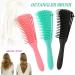Lckiioy 3-Piece Detangling Brush Set | Perfect for Wet Dry Curly & Natural Hair | Effortless Hair Care & Styling - Buy Online on GoSupps.com