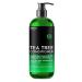Tea Tree Conditioner 16oz - Hydrating and Invigorating Natural Conditioner for Men & Women with Oily Hair and Dry Scalp Enriched with Vitamin E Coconut Oil Silk Proteins and Rosemary