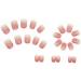 24pcs Square Gradient Pink Short False Nails Set | Removable Full Cover Acrylic Press on Nails for Women & Girls - 0215Y45 - Buy Online on GoSupps.com