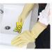 ESASAM Cleaning Gloves Rubber gloves rubber waterproof yellow (33cm) dishwashing rubber gloves female household housework thickened labor insurance wear-resistant beef tendon beef tendon latex - Buy Online on GoSupps.com
