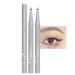 ZXTNVB Double Tip Lower Eyelash Pencil Waterproof Liquid Eyeliner Pencil Super Slim Eye Liner Pen 2 Pcs Black