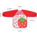 Vicloon Baby Waterproof Sleeved Bibs 4 Pcs Set | Unisex Feeding Apron for Infant Toddler 6M-3Y | Yellow/Red/Pink - Buy Online on GoSupps.com