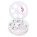 Empty Eyeshadow Plate 5 Grids DIY Refillable Eyeshadow Storage Box for Blush Brow Powder