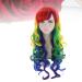 Lurrose Long Curly Rainbow Wig - Wavy Cosplay & Halloween Wig for Women | International Shipping Available - Buy Online on GoSupps.com