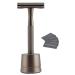 Compact traveler gasiser portable safety razor double -edged metal razor.Travel -friendly razor double -edged razor perfect for home and when traveling suitable for men black