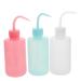 minkissy 3 Pack Eyelash Cleansing Bottle 250 Ml Squeeze Bottles with Curved Mouth and Leakproof Design for Eyelash and Eyebrow Care